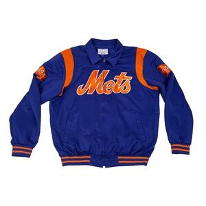 Vintage Carl Banks G III Sports Mets World Series Champions 1969-1986 Jacket